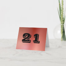 21thバースデーカード（ノンアルコール）