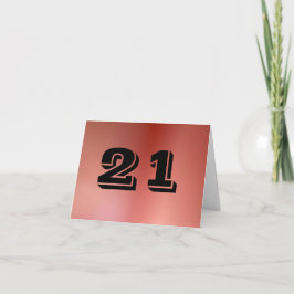 21thバースデーカード(ノンアルコール) カード