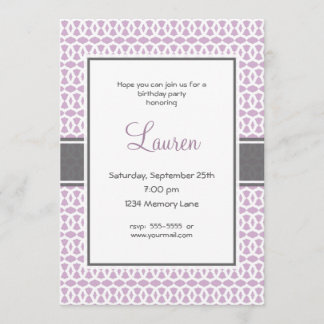 21th誕生日の招待状 招待状