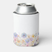 21th誕生日パーティー水彩フローラカスタム 缶クーラー (缶裏面)