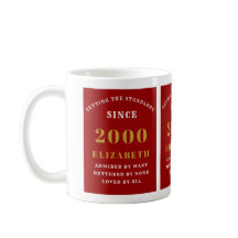 21th Birthday 2000赤の標準あなたの名前を追加