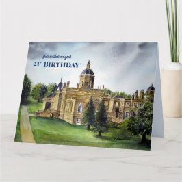 21th Birthday Wishes Castle Howard カスタマイズ York カード