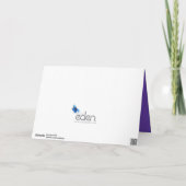 21th Ioliteの結婚記念日ハートカード カード (裏面)