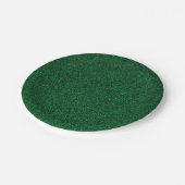 22のエメラルドのグリッターのプリントの輝きのパーティーの供給 ペーパープレート (アングル)