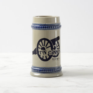 22のozの錫の大砲ビールステイン ビールジョッキ