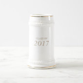 22のoz。 "2017年"の卒業生または卒業ステインのクラス ビールジョッキ (中央)