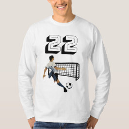 22アメリカンフットボールのサッカーファン選手スポーツ Tシャツ