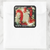 22シールの最後まで歩く スクエアシール (バッグ)