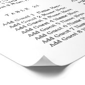 22テーカスタムブルインディアンフラワーエレファント結婚ズ ポスター (角)