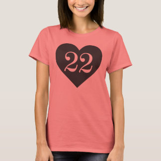 22ハート槽 Tシャツ