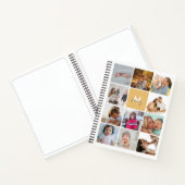 22フォトコラージュシンプルモノグラムファミリー ノートブック (内部)