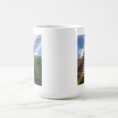 22マグ-元の芸術及び俳句-石造りの層 コーヒーマグカップ (中央)