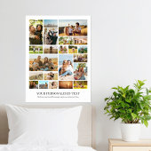 22モダンパーソナライズされた枚コラージュ ポスター