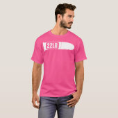 22ロングライフル銃軍隊ハンターEn Tシャツ (正面フル)