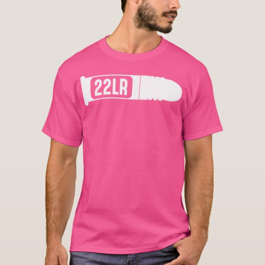 22ロングライフル銃軍隊ハンターEn Tシャツ (正面)
