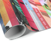 22人の生存者は-包装紙を縞で飾ります ラッピングペーパー (ロールコーナー)