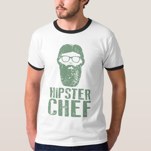 22分 – Hipster Chef Tシャツ (正面)