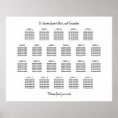 22台スタイリッシュ表結婚座図ポスター ポスター (正面)