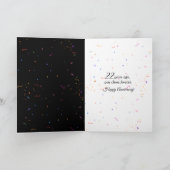 22周年結婚シャンパントースト カード (内部)