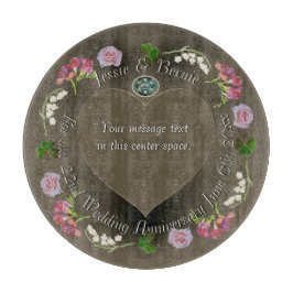 22周年結婚フローラ カッティングボード