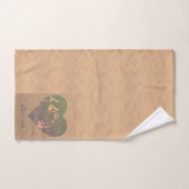 22周年結婚銅バラハートタオル バスタオルセット (ハンドタオル)