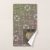 22周年記念結婚ハートバラ バスタオルセット (ハンドタオル)