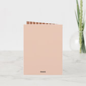 22周年記念結婚銅 カード (裏面)