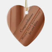 22周年記念結婚銅 セラミックオーナメント (右)