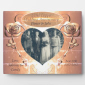 22回目の銅婚記念日 フォトプラーク (正面)