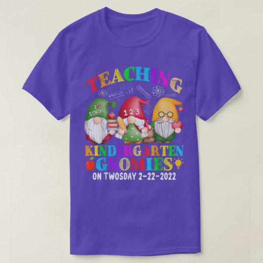 22日教えのグノーミー幼稚園2222022 F Tシャツ (デザイン正面)