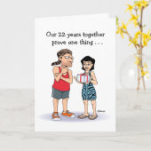 22日結婚の記念日：愛 カード (黄色い花)