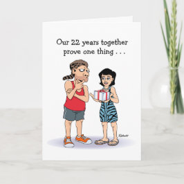 22日結婚の記念日:愛 カード