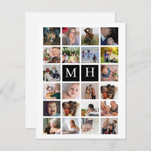 22枚の写真を追加して独自の写真を作成 シーズンカード (正面/裏面)