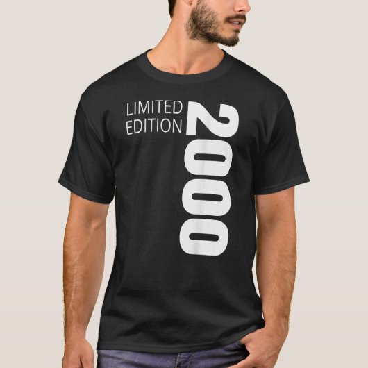 22歳の誕生日 レディース メンズ 22年 2000 Tシャツ (正面)