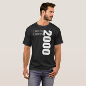 22歳の誕生日 レディース メンズ 22年 2000 Tシャツ (正面フル)