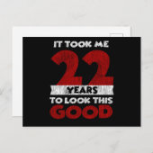 22歳の誕生日 私を美しく見せて 22歳の誕生日 ポストカード (正面/裏面)