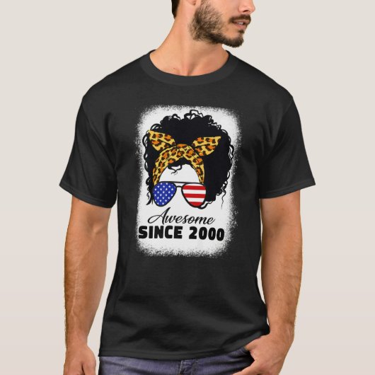 22歳レオパード2000素晴らし年誕生日u tシャツ (正面)