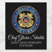 22歳退職したのワイカスタムンラベル ワインラベル (シングルラベル)