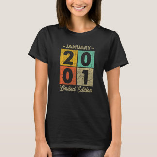 22歳2001年1月22日誕生日1 Tシャツ