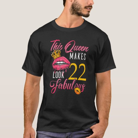 22歳22誕生日12 Tシャツ (正面)