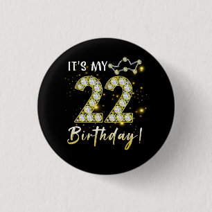 22歳It_sマイ誕生日22th誕生日ディアモン 缶バッジ