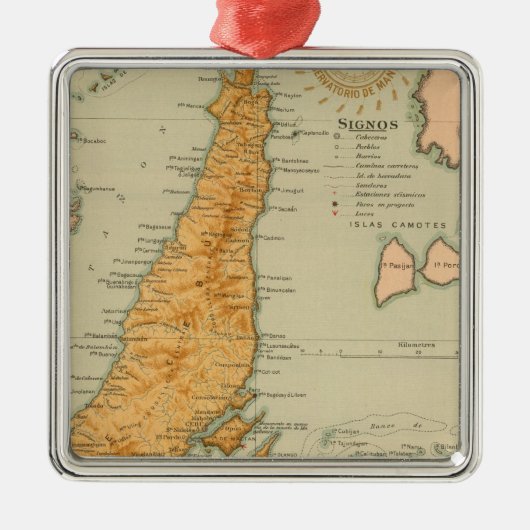 22無しセブ州 メタルオーナメント (正面)