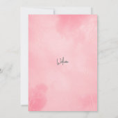 22番目の誕生日招待状 招待状 (裏面)