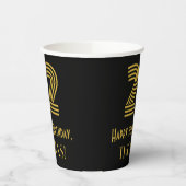 22番目の誕生日:インスパイアアールデコ検索「22」 & Name 紙コップ (左)