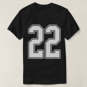 22白番外枠第22回スポーツファンジャージースタイル Tシャツ (デザイン正面)