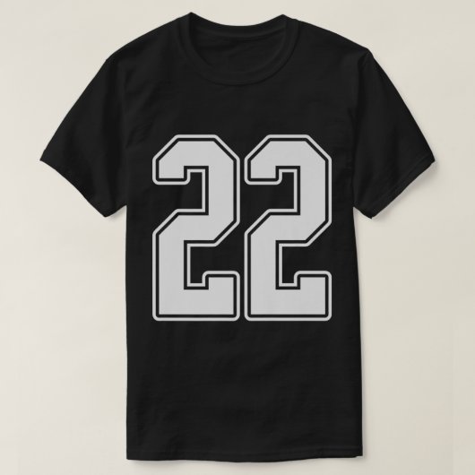 22白番外枠第22回スポーツファンジャージースタイル Tシャツ (デザイン正面)