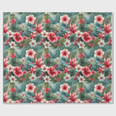 #22花柄 ラッピングペーパー (フラット)