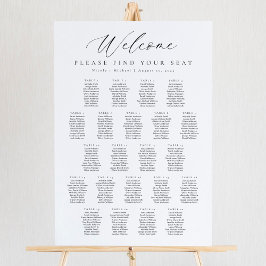 22表ウェルカムシーティングチャート ポスター