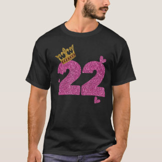 22誕生日王冠22歳 Tシャツ