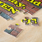 22誕生日:おもしろいグラフィティインスパイアレインボー22 ジグソーパズル (側面)